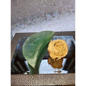 FLOURITE Cresent Moon Carved bowl